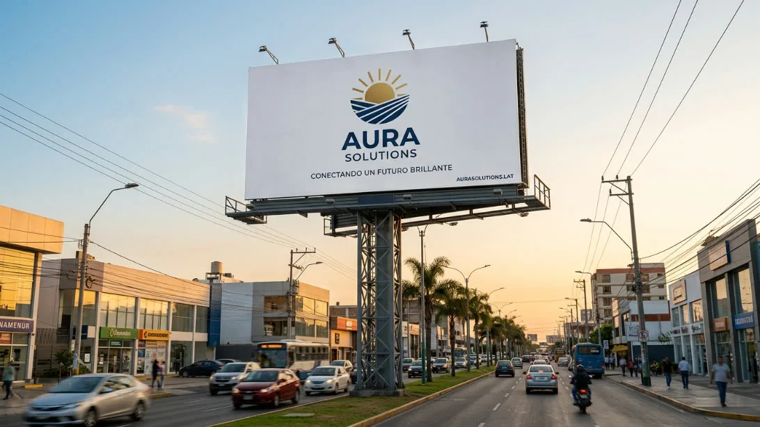 Highway billboard