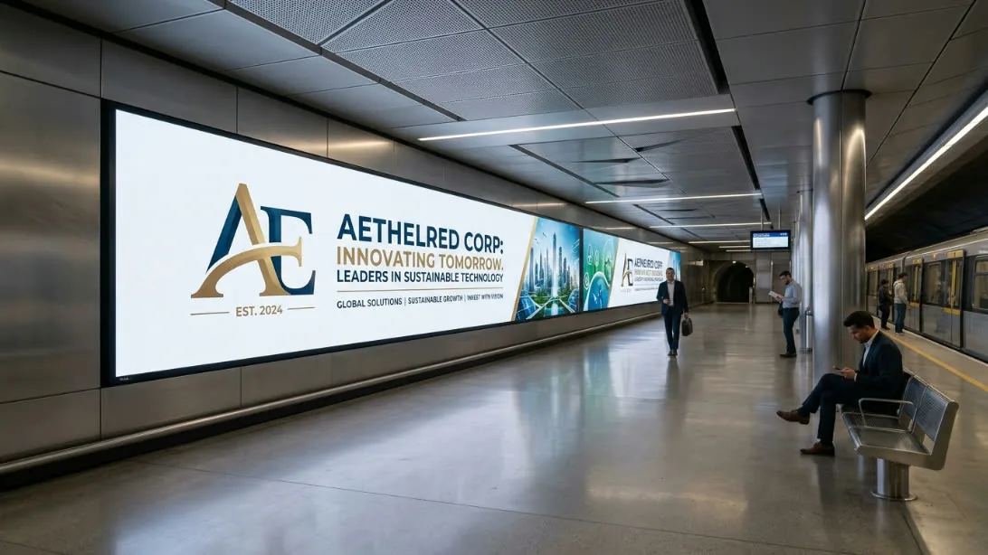 Metro station display
