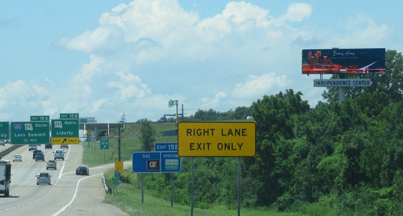 I-70 West, Kansas City
