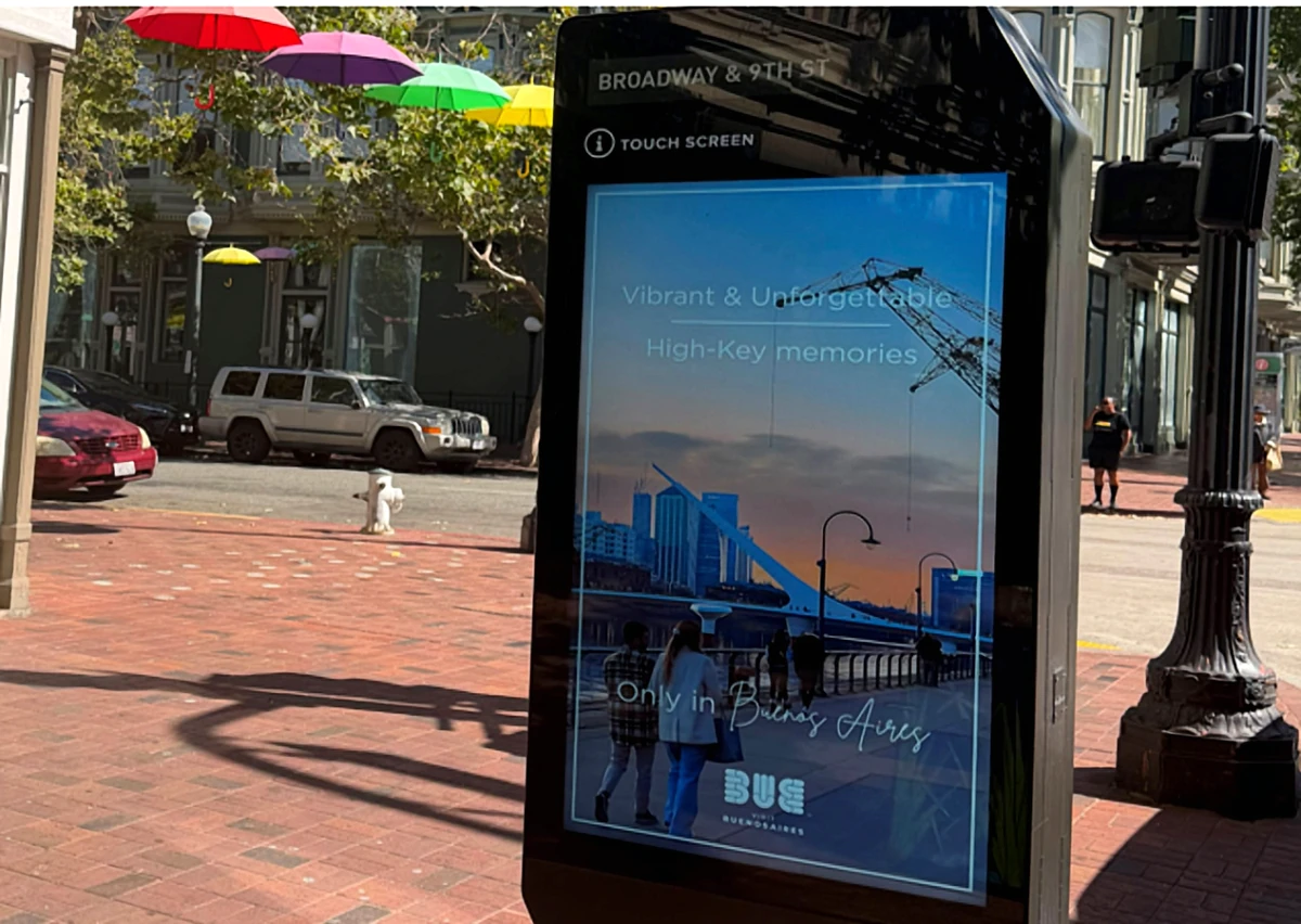 Digital kiosk circuit, San Francisco